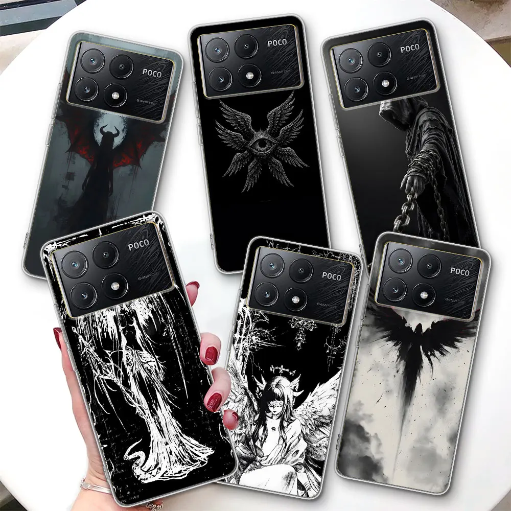 Super Cool Luxury Black Angel Death demon Case for Xiaomi Poco M7 F7 Ultra F4 X6 M3 X7 M5s M6 X4 NFC M4 F2 Pro TPU Phone Cover
Super Cool Luxury Black Angel Death demon Case for Xiaomi Poco M7 F7 Ultra F4 X6 M3 X7 M5s M6 X4 NFC M4 F2 Pro TPU Phone Cover