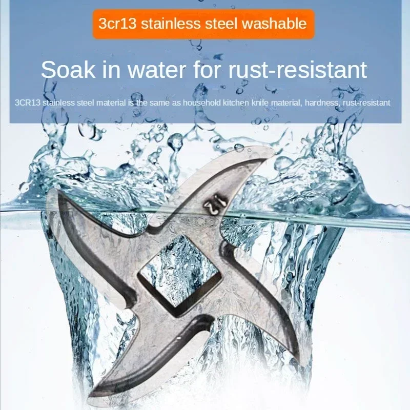 1PC 5# 8# 10# 12# 22# Meat Grinder Accessories Turtle Back Knife Commercial Sausage Stainless Steel Meat Grinder
1PC 5# 8# 10# 12# 22# Meat Grinder Accessories Turtle Back Knife Commercial Sausage Stainless Steel Meat Grinder