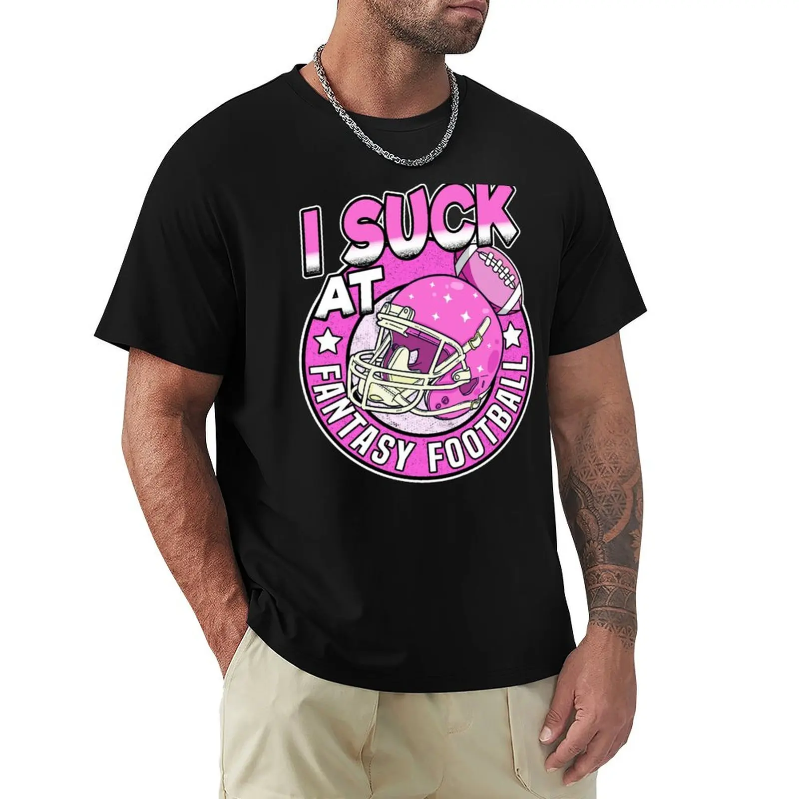 I Suck At Fantasy Football Loser Outfit Funny Gift T-Shirt Basic Simple Design Short Sleeve Shirt
I Suck At Fantasy Football Loser Outfit Funny Gift T-Shirt Basic Simple Design Short Sleeve Shirt