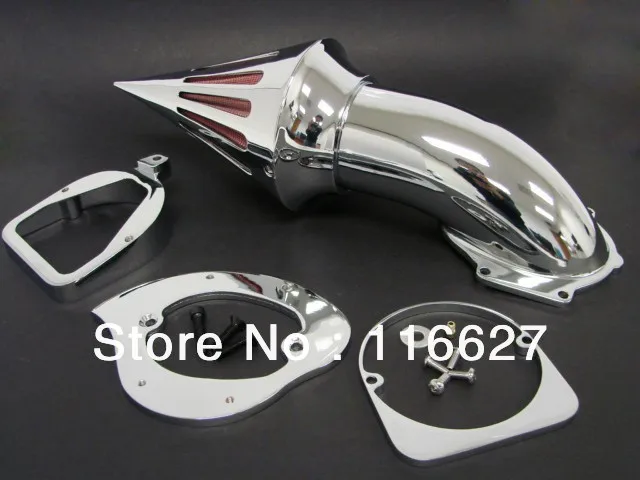 CHROME SPIKE AIR CLEANER INTAKE FILTER KIT FOR HONDA SHADOW SPIRIT ACE 750 1998+
CHROME SPIKE AIR CLEANER INTAKE FILTER KIT FOR HONDA SHADOW SPIRIT ACE 750 1998+
