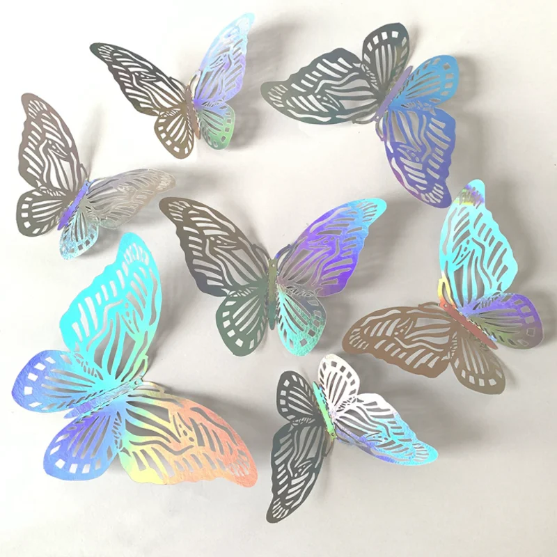 24 Sheets 3d Three-dimensional Hollow Butterfly Art Home Party Wall Decoration Background Wall Sticker Self-adhesive Stationery
24 Sheets 3d Three-dimensional Hollow Butterfly Art Home Party Wall Decoration Background Wall Sticker Self-adhesive Stationery