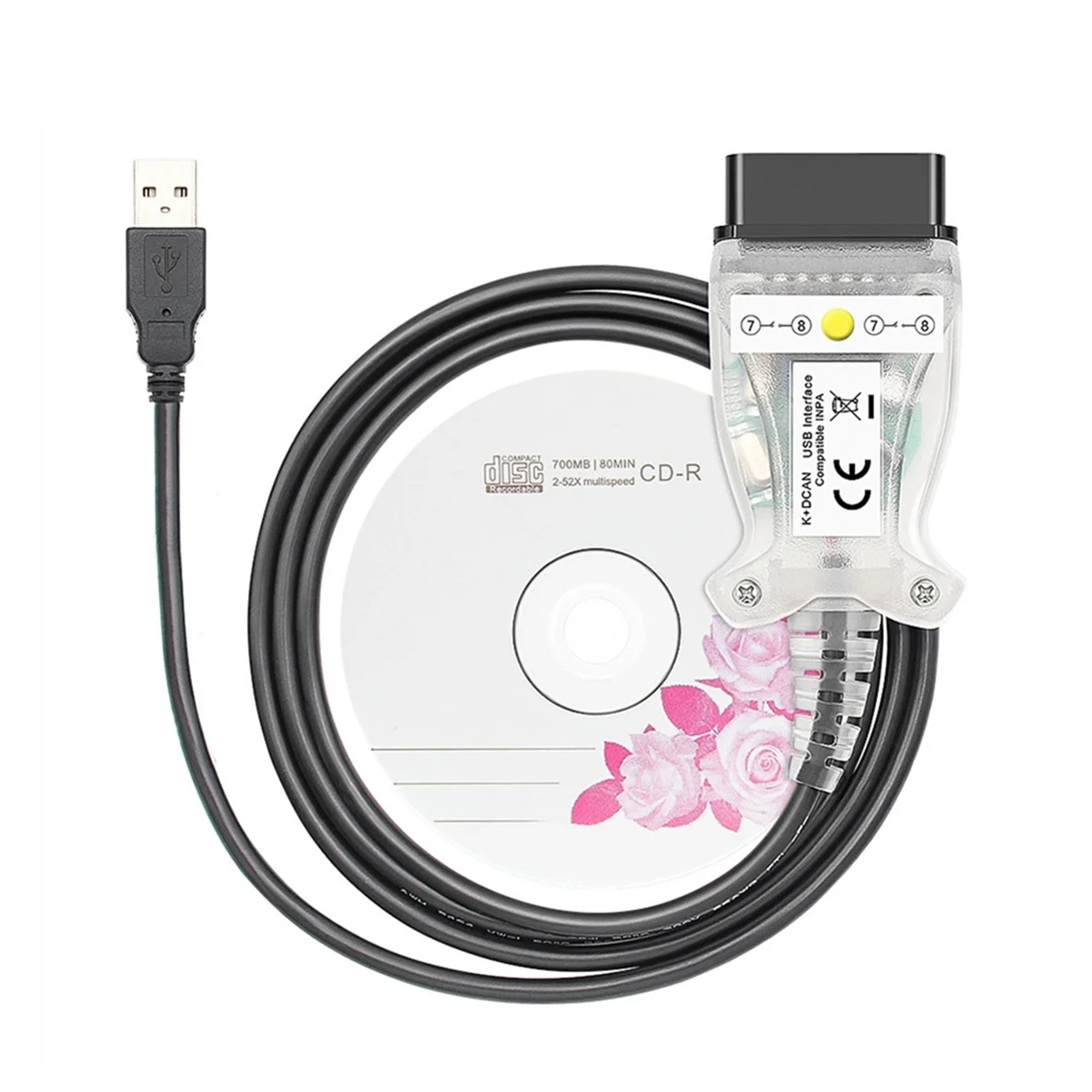 Hot New INPA K+DCAN Chip for BMW OBD2 Auto Car Diagnostic Tools OBD 2 Scanner Switch USB Interface Cable K + DCAN for BMW
Hot New INPA K+DCAN Chip for BMW OBD2 Auto Car Diagnostic Tools OBD 2 Scanner Switch USB Interface Cable K + DCAN for BMW