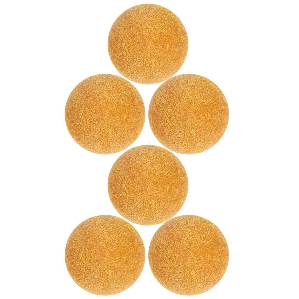 6 Pcs Foosball Table Balls 36mm Yellow Plastic Replaceable Mini Soccer Game Accessories for Football Tables Team Sports
6 Pcs Foosball Table Balls 36mm Yellow Plastic Replaceable Mini Soccer Game Accessories for Football Tables Team Sports
