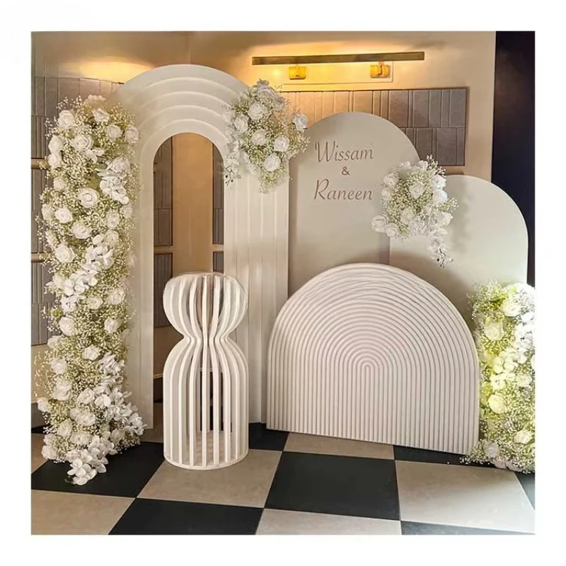 Smooth and stylish party backdrop, multi-layer acrylic polyvinyl chloride wedding decoration wall backdrop
Smooth and stylish party backdrop, multi-layer acrylic polyvinyl chloride wedding decoration wall backdrop