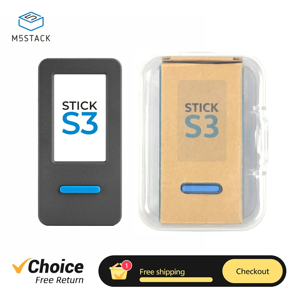 M5Stack StickS3 M5StickC PLUS2 Улучшенная версия ESP32-S3 8 МБ Программируемый контроллер для разработки проектов IoT
M5Stack StickS3 M5StickC PLUS2 Улучшенная версия ESP32-S3 8 МБ Программируемый контроллер для разработки проектов IoT