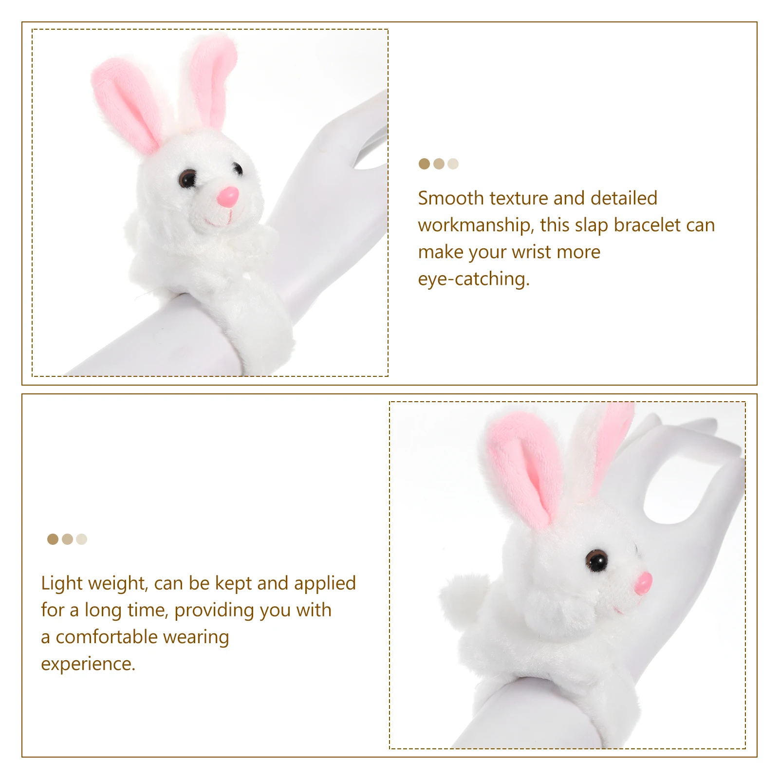 1pc Animal Slap Bracelets PlushSlap Bracelet Lightweight Jungle Party Favors Rabbit Slap Bracelet Stuffed Animals Birthday Wrist
1pc Animal Slap Bracelets PlushSlap Bracelet Lightweight Jungle Party Favors Rabbit Slap Bracelet Stuffed Animals Birthday Wrist