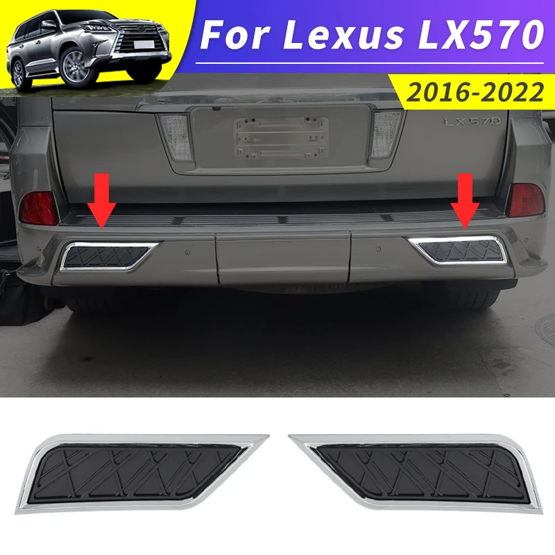 Для 2016-2022 Lexus LX570 декоративная крышка заднего бампера LX 570 выхлопная труба аксессуары для модификации внешнего стайлинга 2021 2020 2019
Для 2016-2022 Lexus LX570 декоративная крышка заднего бампера LX 570 выхлопная труба аксессуары для модификации внешнего стайлинга 2021 2020 2019