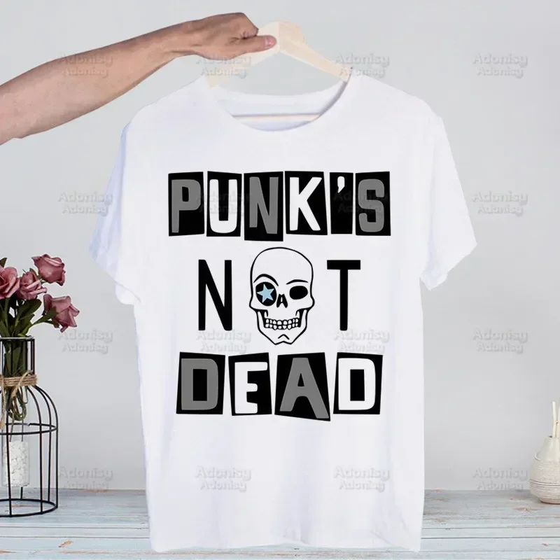 Punks Not Dead Rock T-shirt For Men Short Sleeve Casual Men Tops Cartoon T Shirt For Male Printed white t shirt women
Punks Not Dead Rock T-shirt For Men Short Sleeve Casual Men Tops Cartoon T Shirt For Male Printed white t shirt women