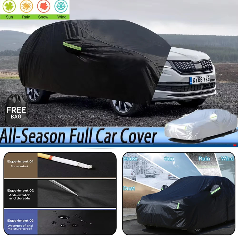 Waterproof Black SUV Car Cover Sun Rain Snow Wind Scratch Dust Protection For Skoda Kodiaq 2017-2025
Waterproof Black SUV Car Cover Sun Rain Snow Wind Scratch Dust Protection For Skoda Kodiaq 2017-2025