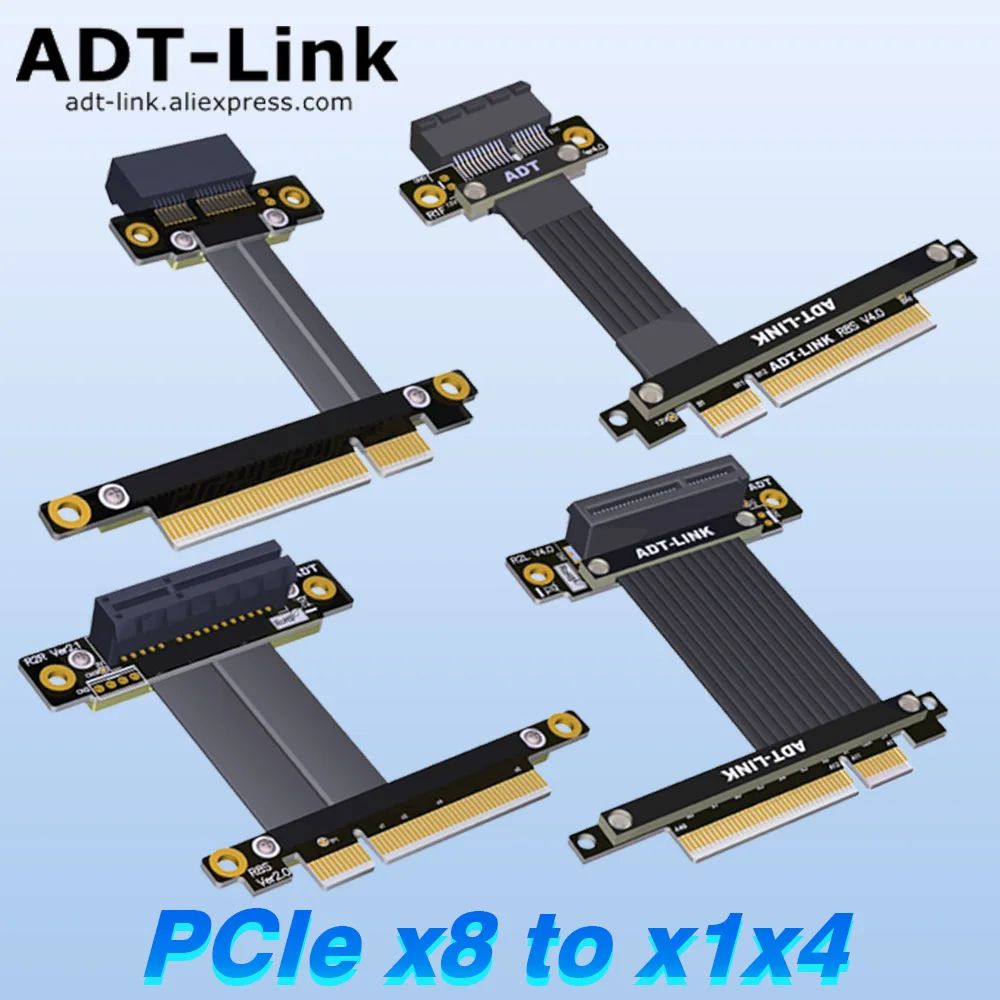 PCIe X8 to X1 Adapter Cable for Graphics Video Cards Extension USB Audio Wireless LAN PCIe X4 Compatible
PCIe X8 to X1 Adapter Cable for Graphics Video Cards Extension USB Audio Wireless LAN PCIe X4 Compatible