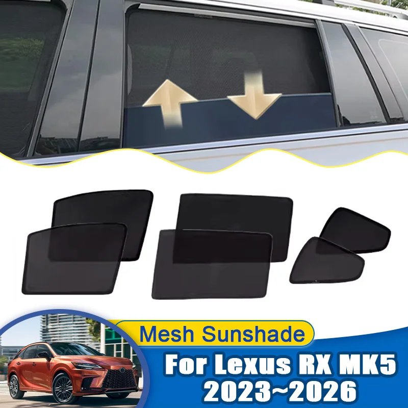 Sunshades For Lexus RX 350 350h 2023 2024 2025 2026 Car Mesh Window Sun Visors Magnetic Privacy Curtains Shade Auto Accessories
Sunshades For Lexus RX 350 350h 2023 2024 2025 2026 Car Mesh Window Sun Visors Magnetic Privacy Curtains Shade Auto Accessories