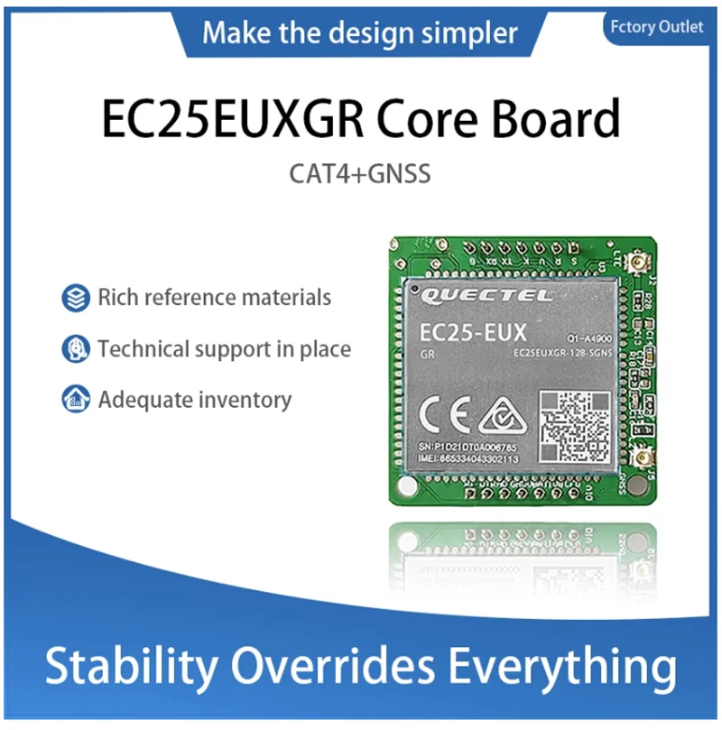 Плата тестирования основной платы Quectel EC25-EUX EC25EUXGR-128-SGNS Модуль EC25-EUXGA CAT4 с макетной платой
Плата тестирования основной платы Quectel EC25-EUX EC25EUXGR-128-SGNS Модуль EC25-EUXGA CAT4 с макетной платой