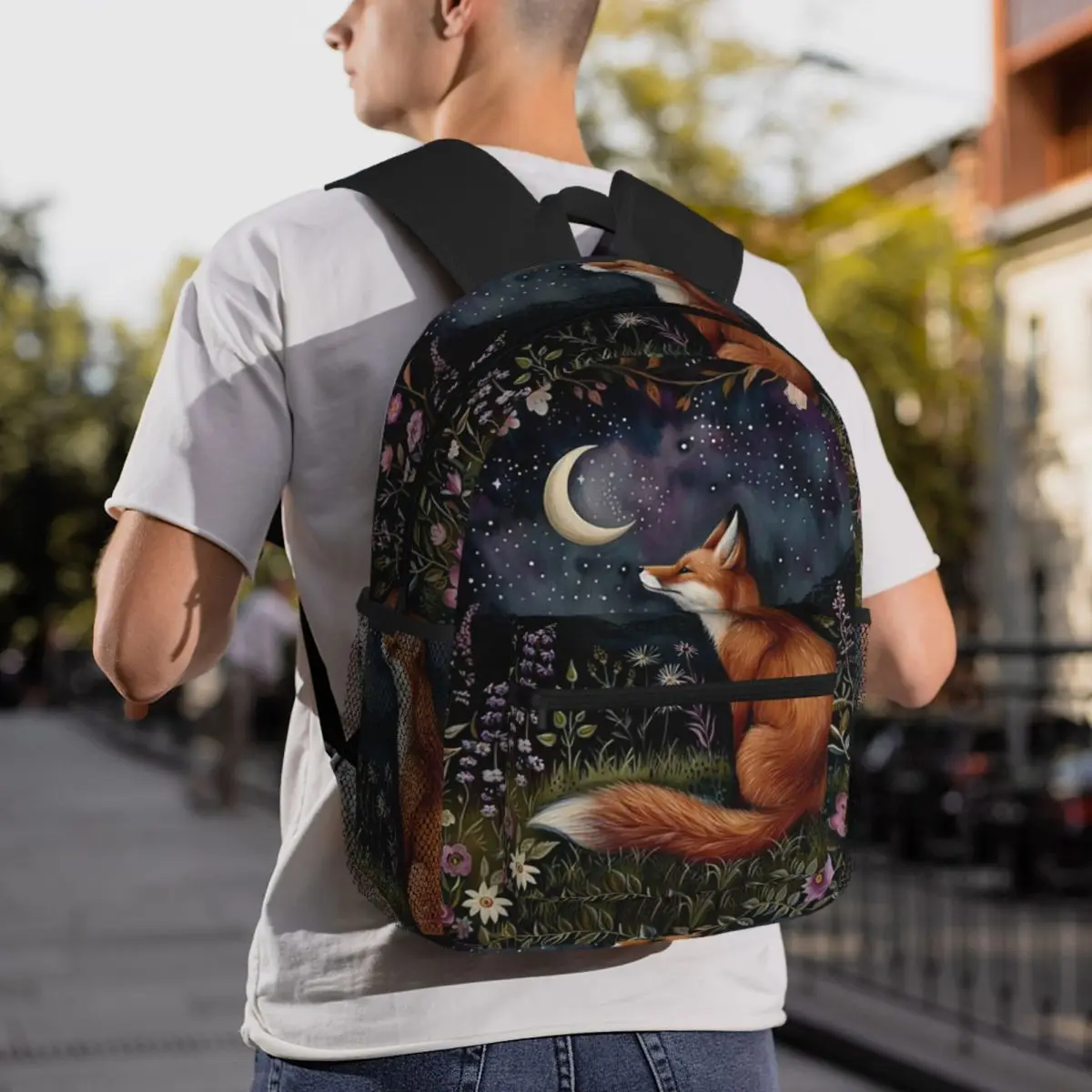 Cute Fox Pattern Backpack Daypack Large Capacity Boys Girls BookBag School Bag Shoulder Bags for Men Women
Cute Fox Pattern Backpack Daypack Large Capacity Boys Girls BookBag School Bag Shoulder Bags for Men Women