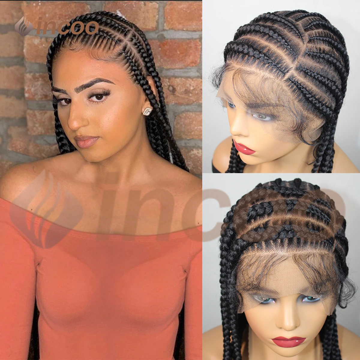 36-дюймовые синтетические боковые части Cornrow Box, плетеные парики для чернокожих женщин, полные кружевные передние парики без узлов с волосами ребенка
36-дюймовые синтетические боковые части Cornrow Box, плетеные парики для чернокожих женщин, полные кружевные передние парики без узлов с волосами ребенка