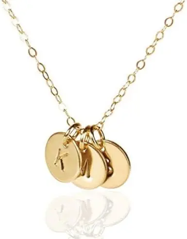 Initial Necklace for Women and Teens, Dainty Gold or Sterling Silver, Custom Name Necklace with Initials
Initial Necklace for Women and Teens, Dainty Gold or Sterling Silver, Custom Name Necklace with Initials