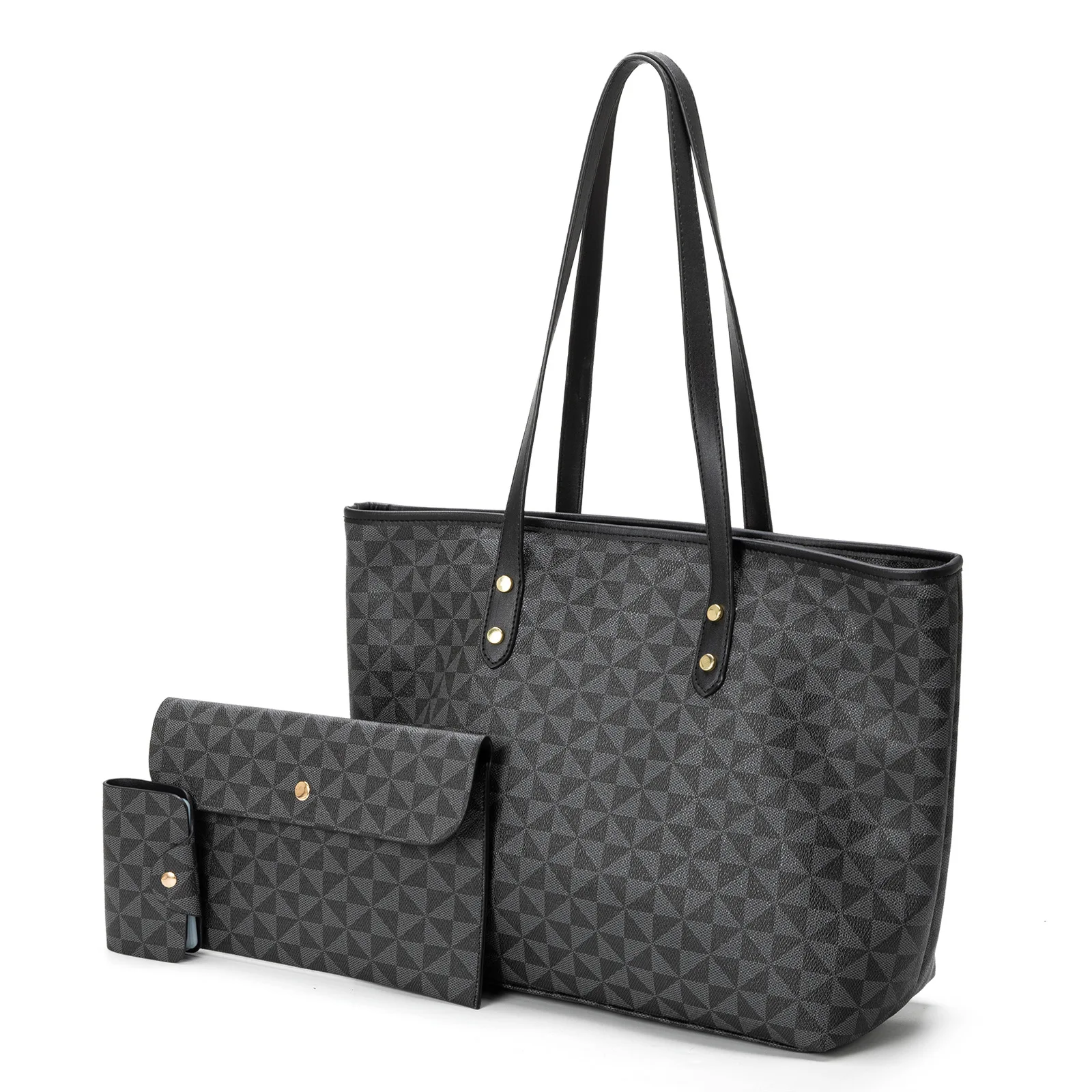 3PCS/Set Women's the Tote Bag Luxury Design Windmill Pattern Retro Style Large Capacity Pu Handbag Set with Purse luxury Bags
3PCS/Set Women's the Tote Bag Luxury Design Windmill Pattern Retro Style Large Capacity Pu Handbag Set with Purse luxury Bags