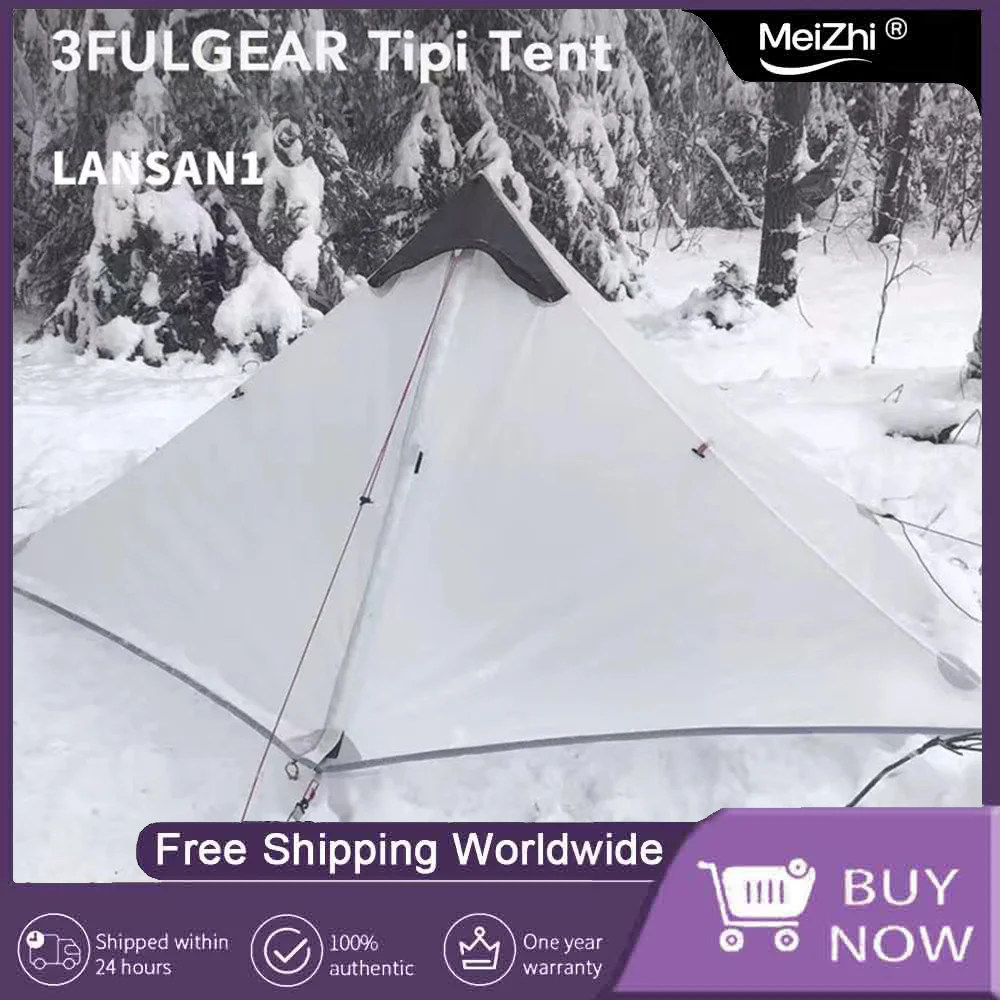 Stormproof Lanshan 1 Tent - Ultra-Lightweight 15D Silnylon Protection for Hikers | Reliable Single Person 3-Season Shelter
Stormproof Lanshan 1 Tent - Ultra-Lightweight 15D Silnylon Protection for Hikers | Reliable Single Person 3-Season Shelter