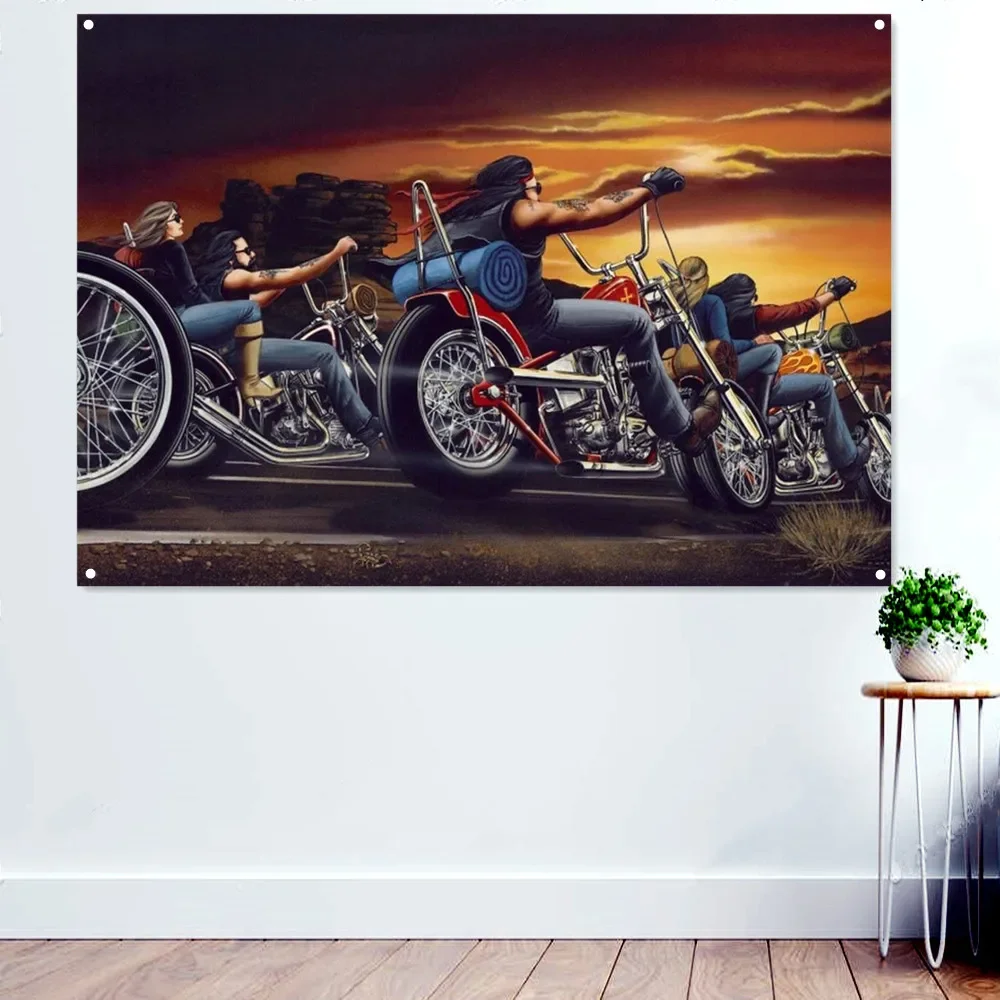 Ghost Motorcycle Rider Poster Print Art Painting Wall Decor Tapestry Banner Wall Hanging Flag Great Gift for Motorcycle Lovers
Ghost Motorcycle Rider Poster Print Art Painting Wall Decor Tapestry Banner Wall Hanging Flag Great Gift for Motorcycle Lovers