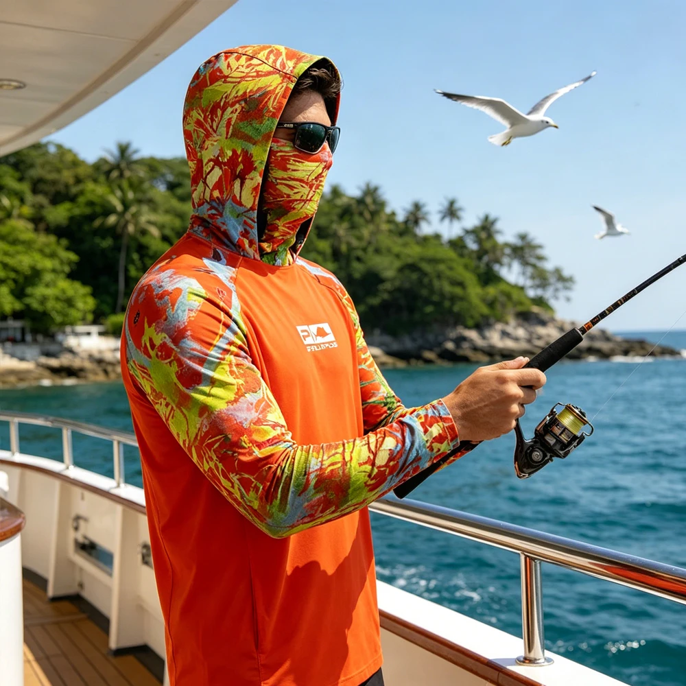 Long Sleeve Fishing Shirts with Hood Fishing Hoodies UPF 50+ High Quality Fishing Wear Luxury Lightweight for Men Fishing Hiking
Long Sleeve Fishing Shirts with Hood Fishing Hoodies UPF 50+ High Quality Fishing Wear Luxury Lightweight for Men Fishing Hiking