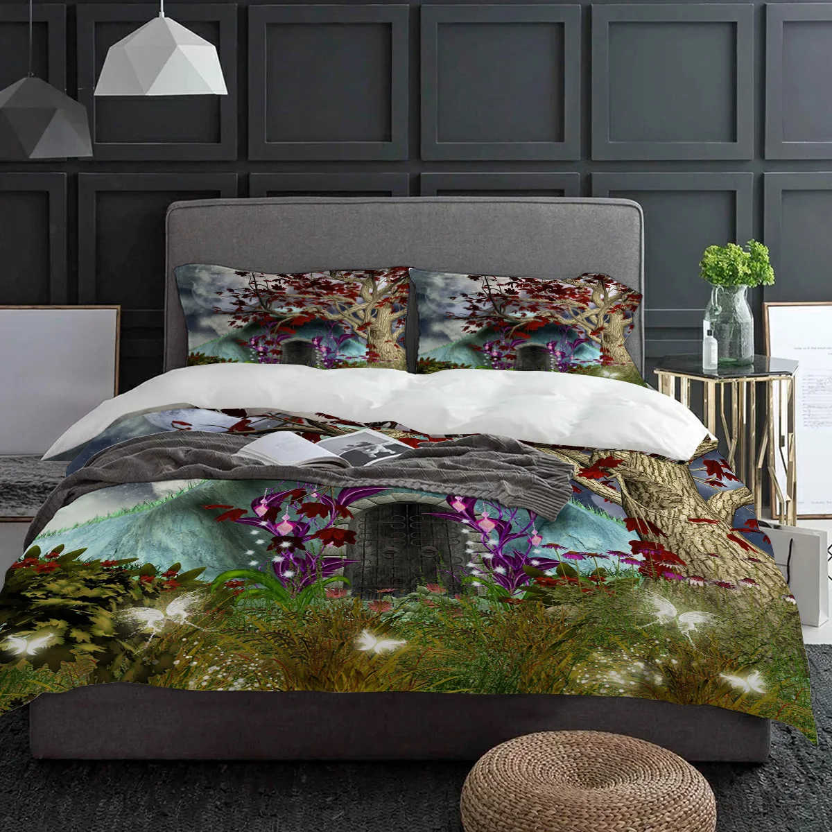 Cartoon Tree House Moon Bedding Set 3pcs Boys Girls Duvet Cover Pillowcase Kids Adult Quilt Cover Double Bed Set Home Textile
Cartoon Tree House Moon Bedding Set 3pcs Boys Girls Duvet Cover Pillowcase Kids Adult Quilt Cover Double Bed Set Home Textile