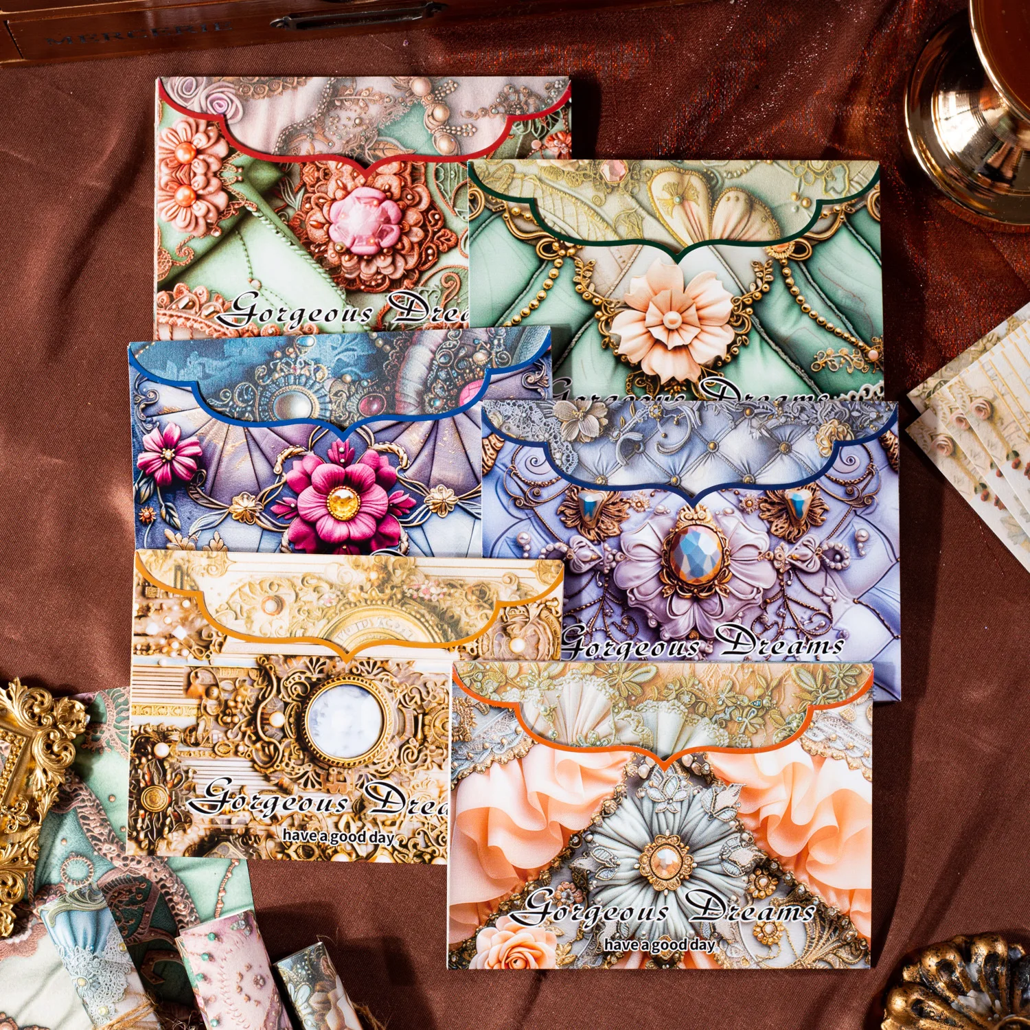 20sets/lot Memo Pads Material Paper a dreamland of splendor Junk Journal Scrapbooking Cards Retro Background Decoration Paper
20sets/lot Memo Pads Material Paper a dreamland of splendor Junk Journal Scrapbooking Cards Retro Background Decoration Paper