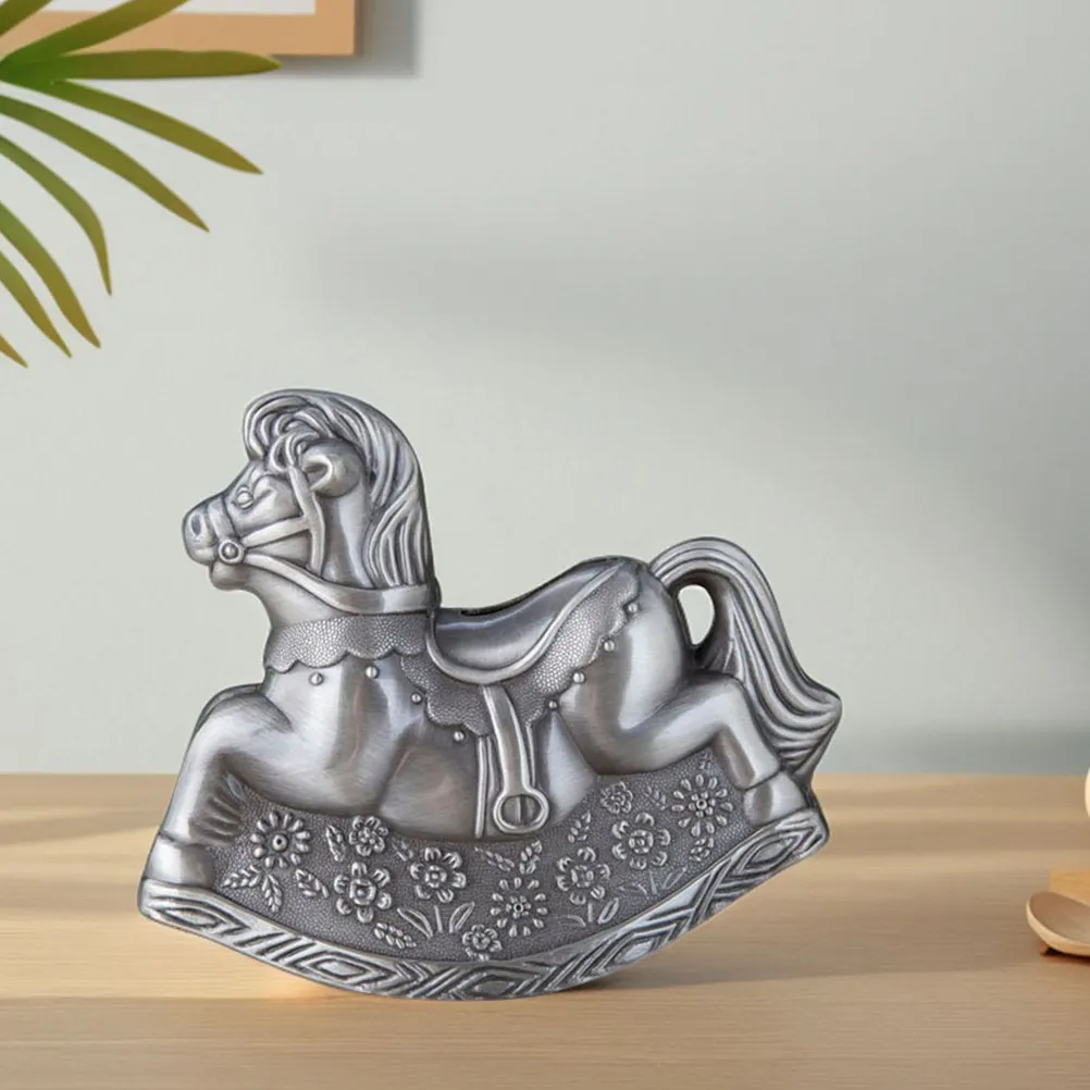 Rocking Horse Coin Bank Metal Piggy Bank Safe Alloy Money Box for Kids Creative Saving Cash Piggy Money Coin Box
Rocking Horse Coin Bank Metal Piggy Bank Safe Alloy Money Box for Kids Creative Saving Cash Piggy Money Coin Box