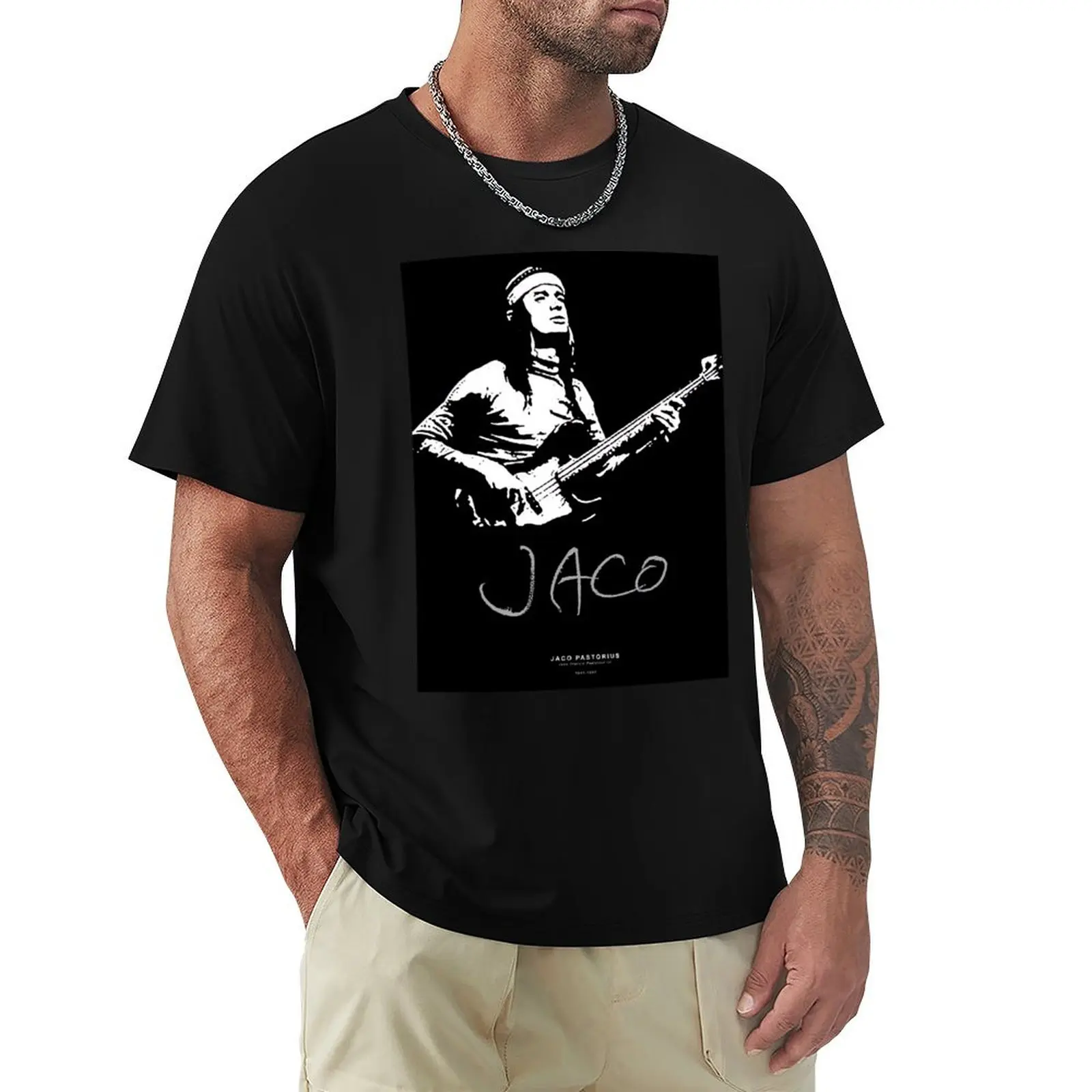 JACO black and white T-Shirt anime figures plus size tops vintage t shirts oversized t shirt mens workout shirts
JACO black and white T-Shirt anime figures plus size tops vintage t shirts oversized t shirt mens workout shirts