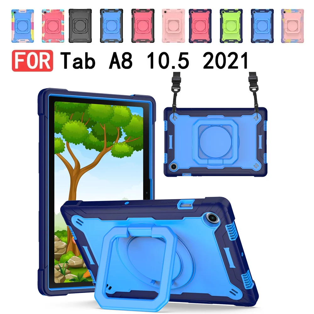 Чехол для Samsung Galaxy Tab A8 10,5 дюймов 2021, сверхпрочный противоударный чехол для планшета с 360° ° Поворотный плечевой ремень с подставкой
Чехол для Samsung Galaxy Tab A8 10,5 дюймов 2021, сверхпрочный противоударный чехол для планшета с 360° ° Поворотный плечевой ремень с подставкой