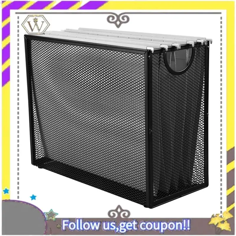 New Hanging File Organizer Filing Box,Metal Mesh File Crate Desk Organizer Magazine Holder With 5 Hanging Folders Included
New Hanging File Organizer Filing Box,Metal Mesh File Crate Desk Organizer Magazine Holder With 5 Hanging Folders Included