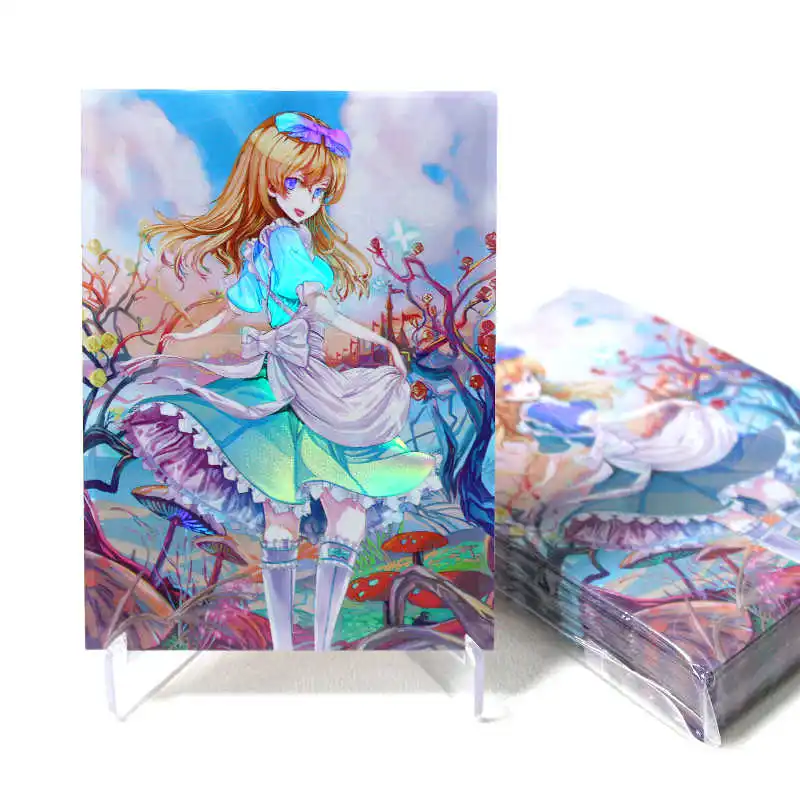 67X92 мм 60 шт./компл. Diy Self Made Alice Card Sleeve Color Flash Opcg Ptcg Ws Защитная крышка для карты Аниме Подарочные игрушки
67X92 мм 60 шт./компл. Diy Self Made Alice Card Sleeve Color Flash Opcg Ptcg Ws Защитная крышка для карты Аниме Подарочные игрушки