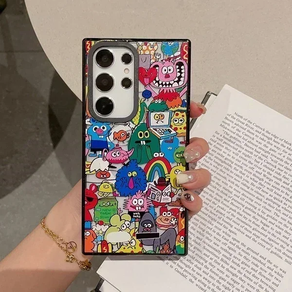 Colorful Monsters Magnetic Acrylic Black Border Case for Samsung Galaxy S25 S24 S23 Ultra Plus S25+ S25U Protective Cover
Colorful Monsters Magnetic Acrylic Black Border Case for Samsung Galaxy S25 S24 S23 Ultra Plus S25+ S25U Protective Cover