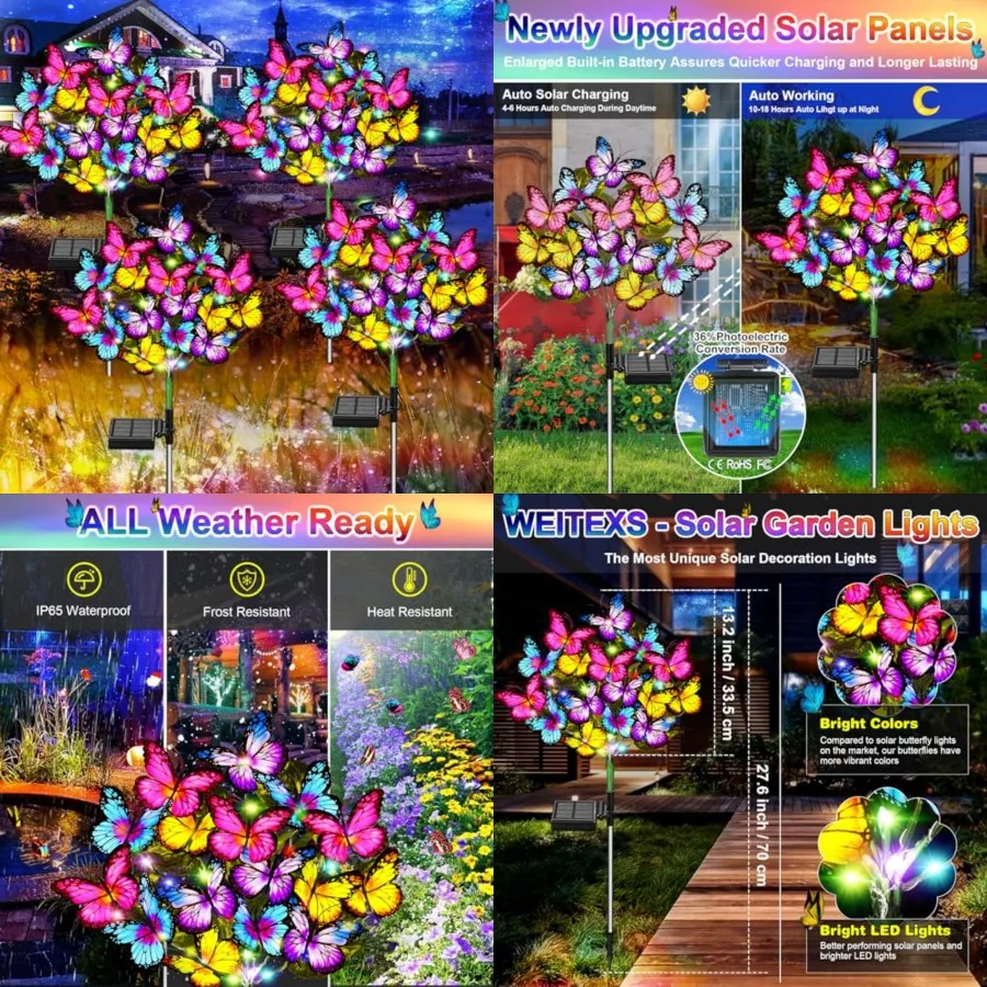 Solar Garden Solar Outdoor Waterproof Solar with New Upgraded 1 LED 8 s Outdoor Solar for Yard Outside Garden Pathway Decor Gif
Solar Garden Solar Outdoor Waterproof Solar with New Upgraded 1 LED 8 s Outdoor Solar for Yard Outside Garden Pathway Decor Gif