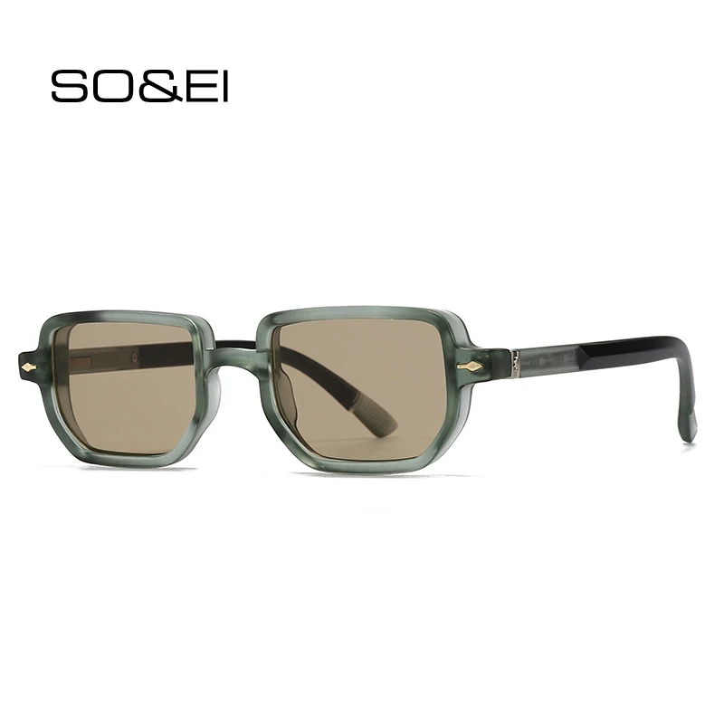 SO&EI Retro Rivets Square Men Sunglasses Gradient Shades UV400 Fashion Women Luxury Sun Glasses
SO&EI Retro Rivets Square Men Sunglasses Gradient Shades UV400 Fashion Women Luxury Sun Glasses