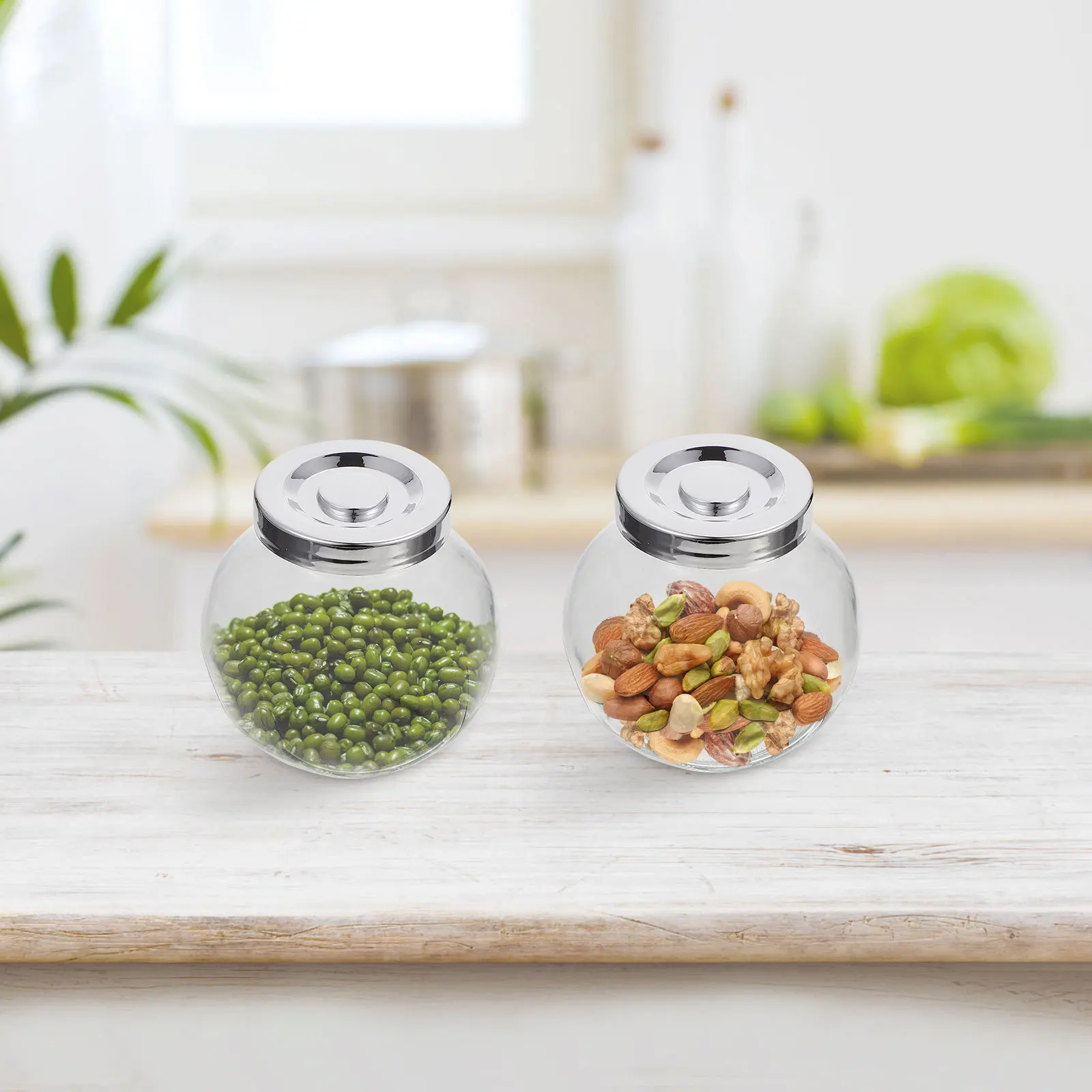 2 Pcs Food Jars Canisters Small Clear Canning with Lid Apothecary Storage Containers Cereal
2 Pcs Food Jars Canisters Small Clear Canning with Lid Apothecary Storage Containers Cereal