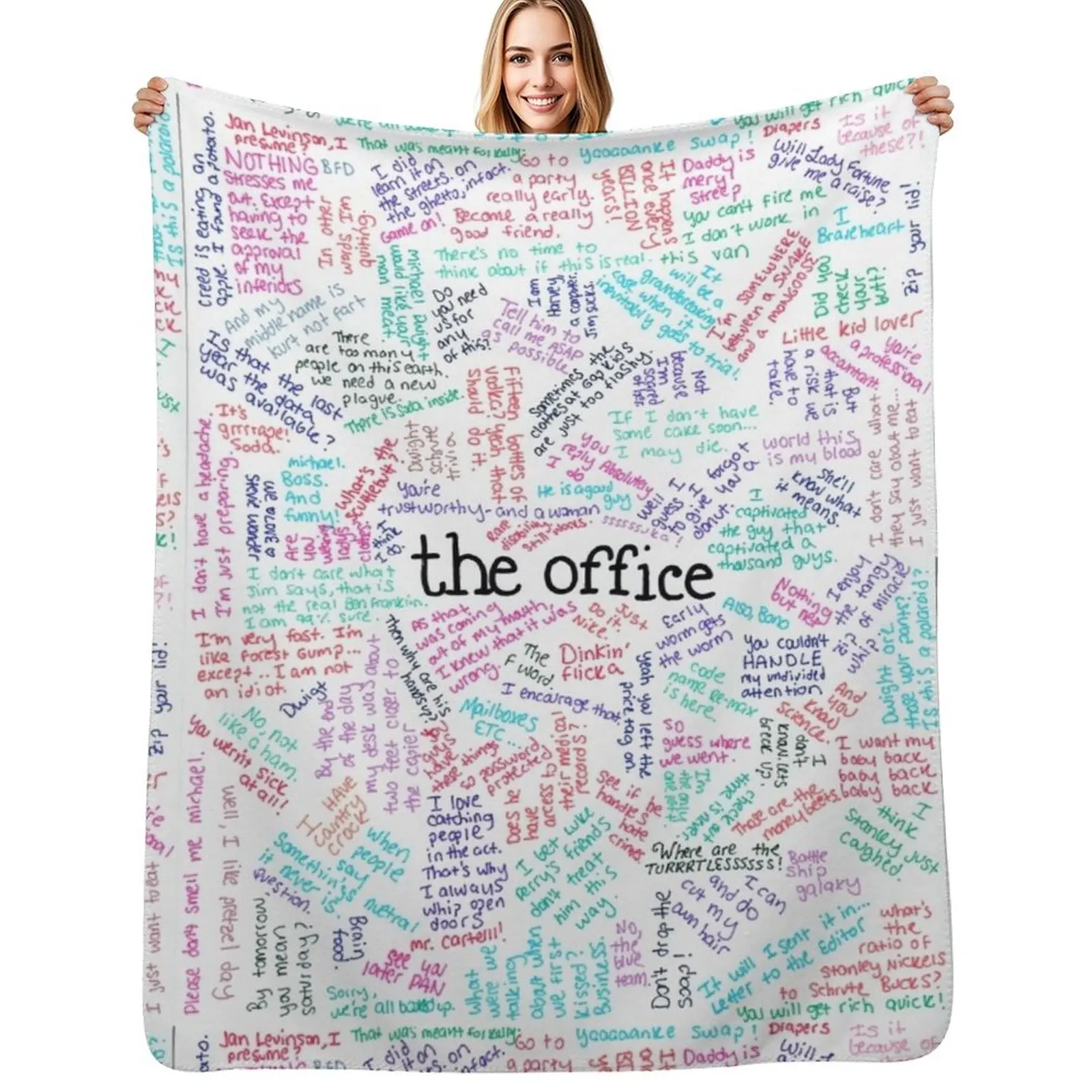Quotes of The Office Throw Blanket Thins Bed covers Luxury Brand Baby Blankets 
Quotes of The Office Throw Blanket Thins Bed covers Luxury Brand Baby Blankets