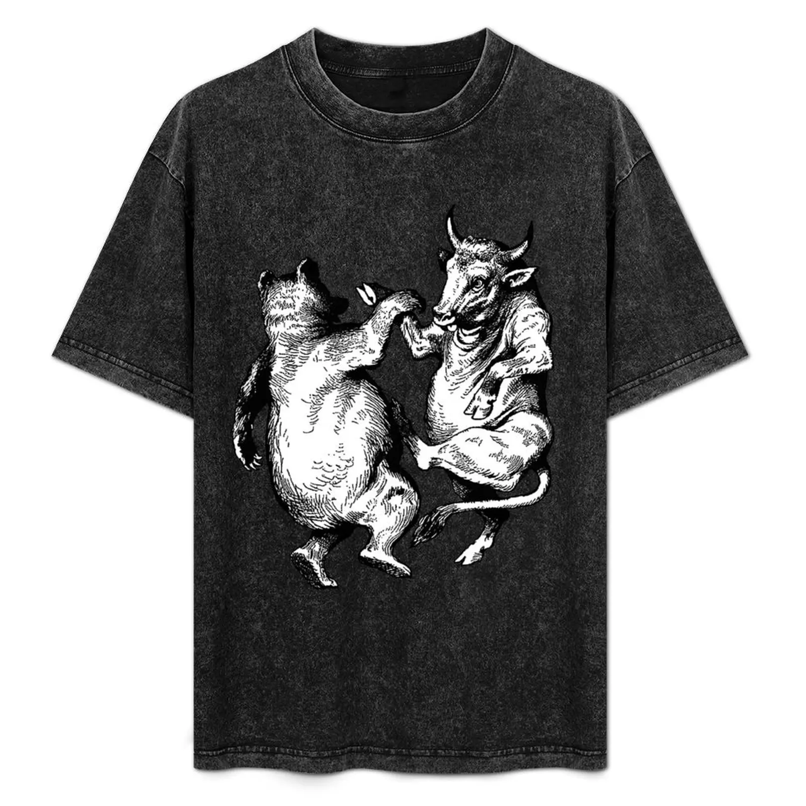 Bull and Bear T-Shirt Simple Trendy Casual T-Shirt
Bull and Bear T-Shirt Simple Trendy Casual T-Shirt