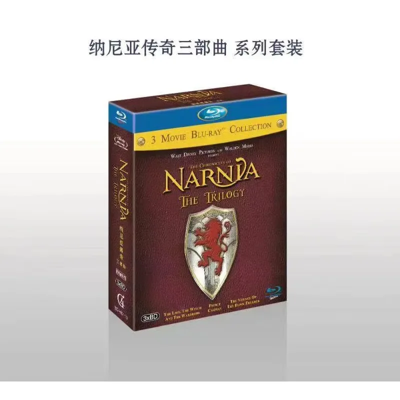Brand New BD Blu-ray High Definition The Chronicles of Narnia Volumes 1–3 English and Mandarin Audio with Chinese Subtitles
Brand New BD Blu-ray High Definition The Chronicles of Narnia Volumes 1–3 English and Mandarin Audio with Chinese Subtitles