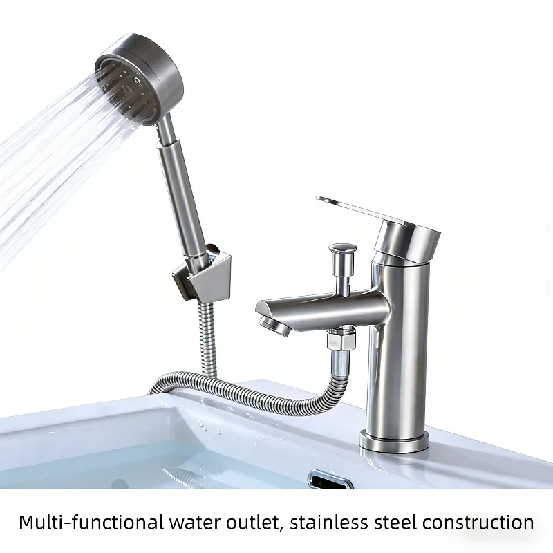 Hot Cold Water Bathroom Basin Faucet With Shower Head Shampoo Washing Dual Use Bath Mixer Tap Bathroom Sink Faucet
Hot Cold Water Bathroom Basin Faucet With Shower Head Shampoo Washing Dual Use Bath Mixer Tap Bathroom Sink Faucet