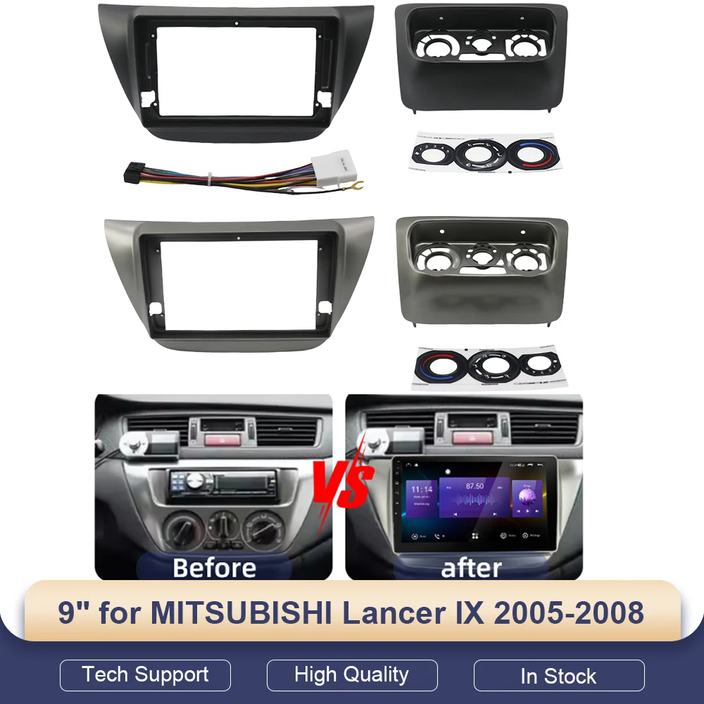 9" for MITSUBISHI Lancer IX 2005-2008 Car Radio Fascias Android MP5 Stereo Player 2 Din Head Unit Panel Dash Frame Installation
9" for MITSUBISHI Lancer IX 2005-2008 Car Radio Fascias Android MP5 Stereo Player 2 Din Head Unit Panel Dash Frame Installation