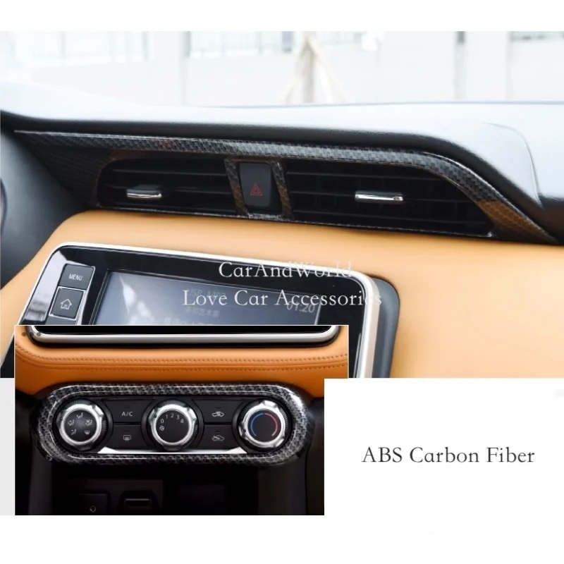 ABS Chrome For Nissan Kicks 2017-2024 Center Console Air Condition Vent Outlet Cover Trims Frame Panel Interior Car Accessories
ABS Chrome For Nissan Kicks 2017-2024 Center Console Air Condition Vent Outlet Cover Trims Frame Panel Interior Car Accessories