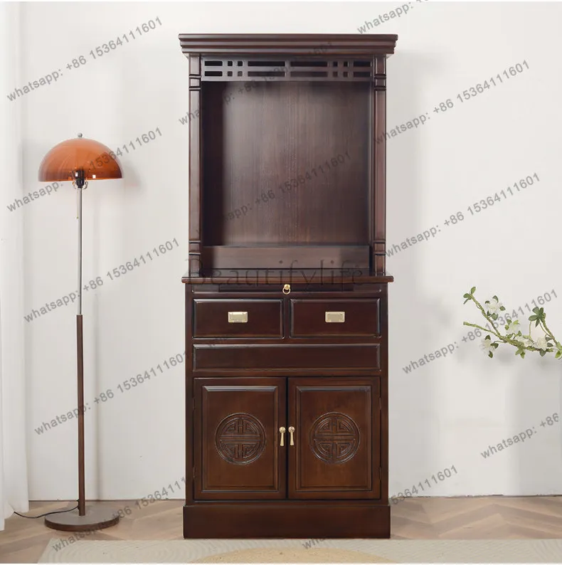 Solid wood Buddhist shrine cabinet offering table God of Wealth placement cabinet Guanyin Bodhisattva shrine
Solid wood Buddhist shrine cabinet offering table God of Wealth placement cabinet Guanyin Bodhisattva shrine