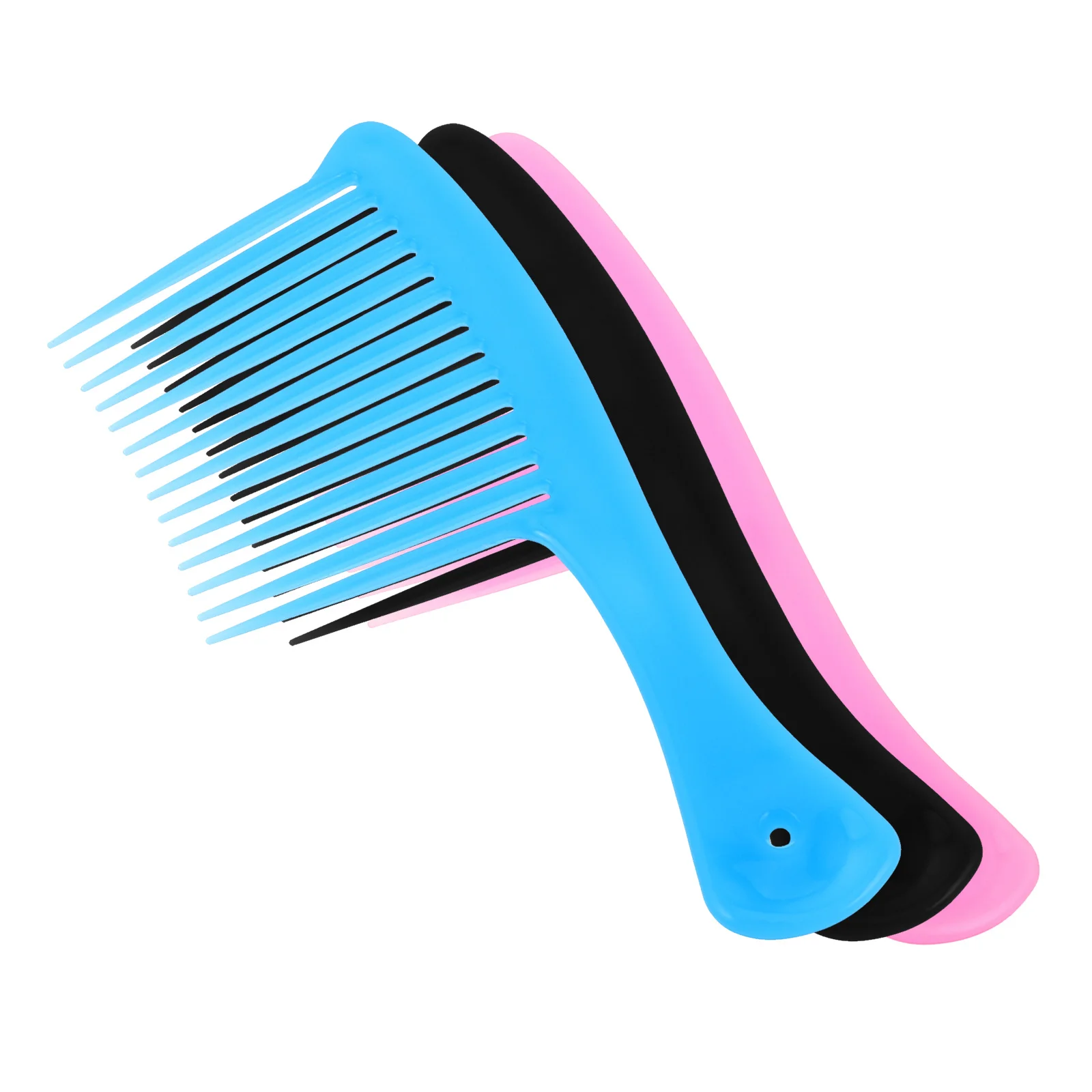 3Pcs Wide Tooth Comb for Curly Hair Styling Detangling Home Salon Use No Damage Fashionable Practical Tool Hair Parting Comb
3Pcs Wide Tooth Comb for Curly Hair Styling Detangling Home Salon Use No Damage Fashionable Practical Tool Hair Parting Comb