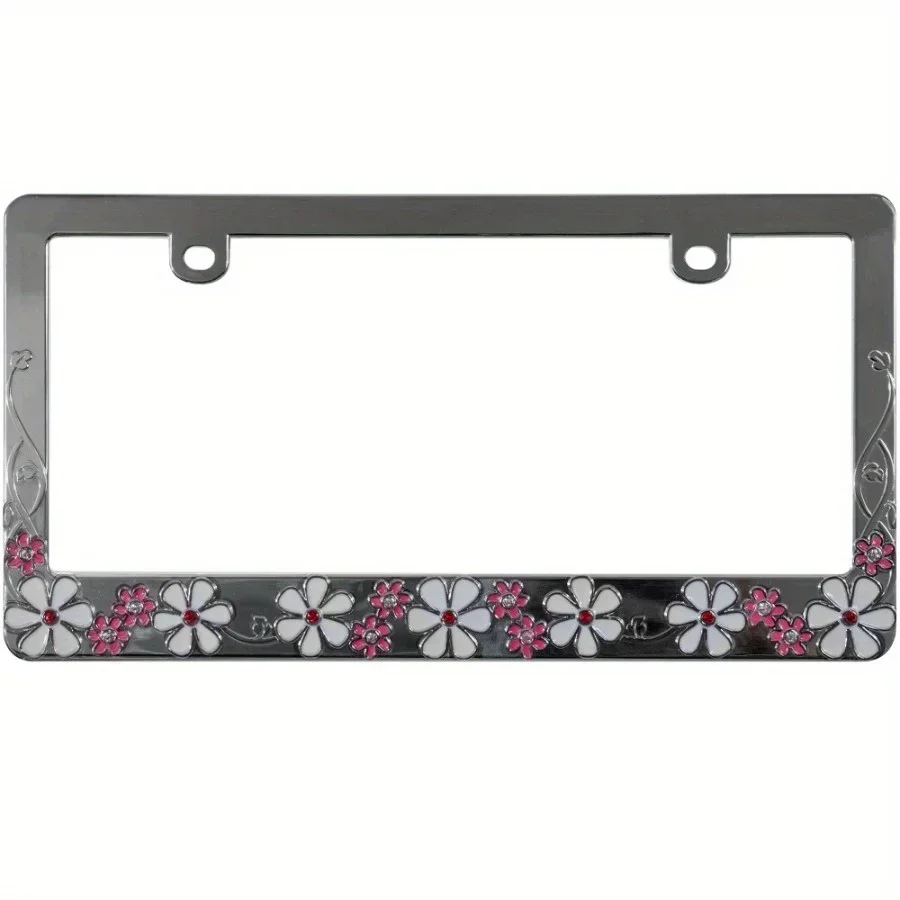 Self-Driving Universal License Plate Frame - Shiny Flowers,Easy to install and dismantle,Durable Material
Self-Driving Universal License Plate Frame - Shiny Flowers,Easy to install and dismantle,Durable Material