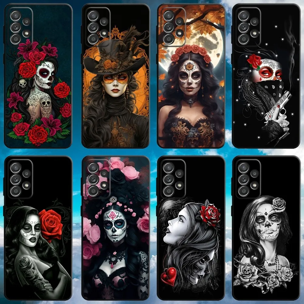 Catrina Beautiful Rose Girl Skull Phone Case For Samsung S21,S22 Ultra,S20,S30 plus,S22 plus,S23,S30 ultra 5G Soft Black Cover
Catrina Beautiful Rose Girl Skull Phone Case For Samsung S21,S22 Ultra,S20,S30 plus,S22 plus,S23,S30 ultra 5G Soft Black Cover