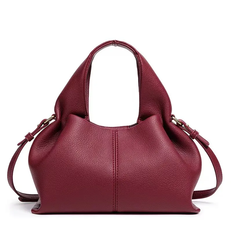Cloud bag, lychee patterned soft leather, fashionable and versatile handbag, single shoulder crossbody women's bag
Cloud bag, lychee patterned soft leather, fashionable and versatile handbag, single shoulder crossbody women's bag