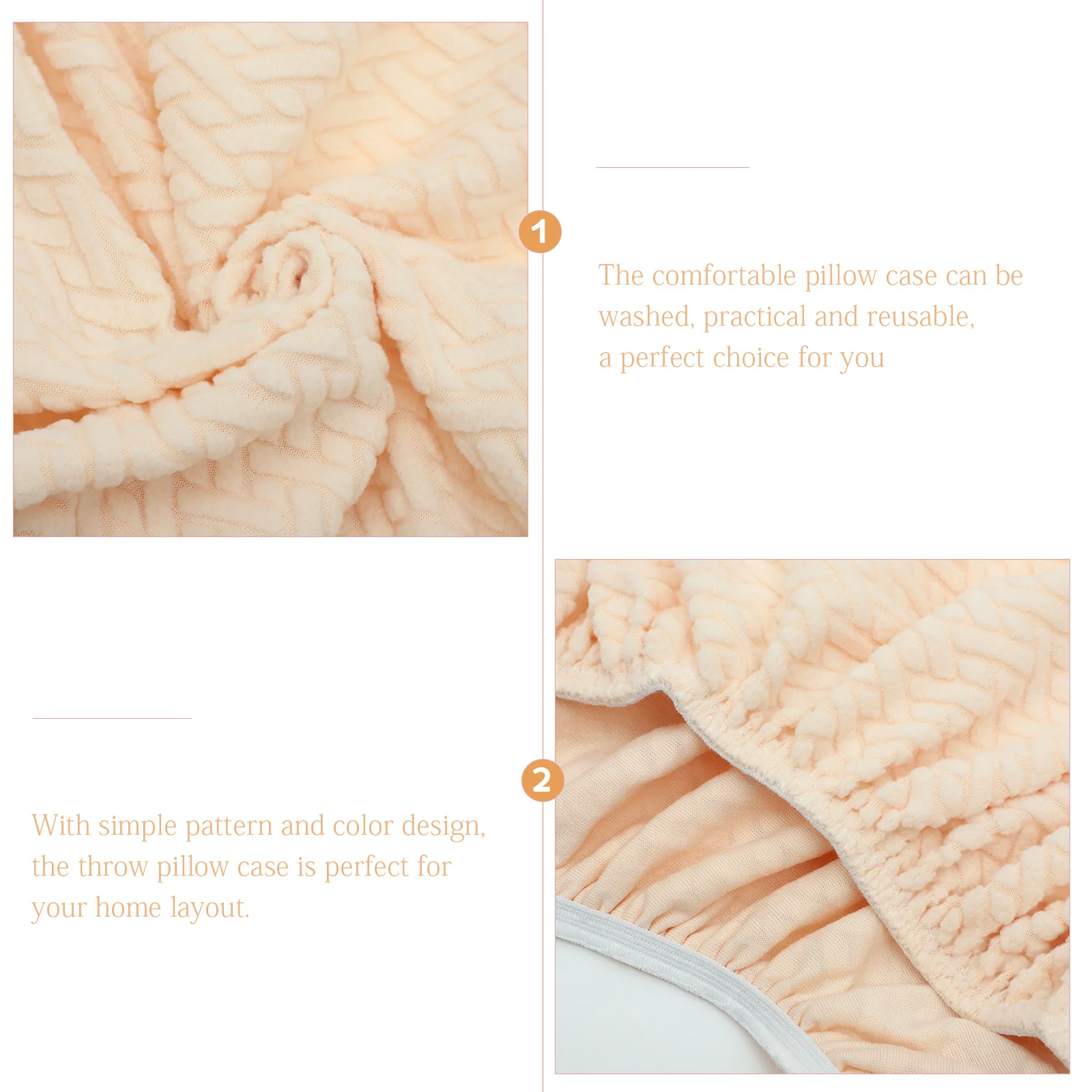 Soft Fleece Pillowcase Square Cushion Cover for Couch Non-Deformed Resilient Decorative Pillow Household Home Decor
Soft Fleece Pillowcase Square Cushion Cover for Couch Non-Deformed Resilient Decorative Pillow Household Home Decor