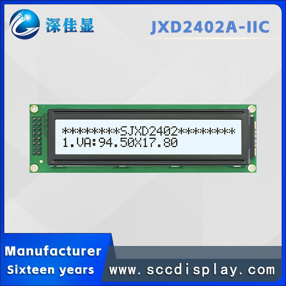 Отличное качество JXD2402A-IIC FSTN Положительный IIC/I2C ЖК-экран с символом ЖК-дисплея 24*2 двухрядный модуль дисплея LCM с точечной матрицей
Отличное качество JXD2402A-IIC FSTN Положительный IIC/I2C ЖК-экран с символом ЖК-дисплея 24*2 двухрядный модуль дисплея LCM с точечной матрицей