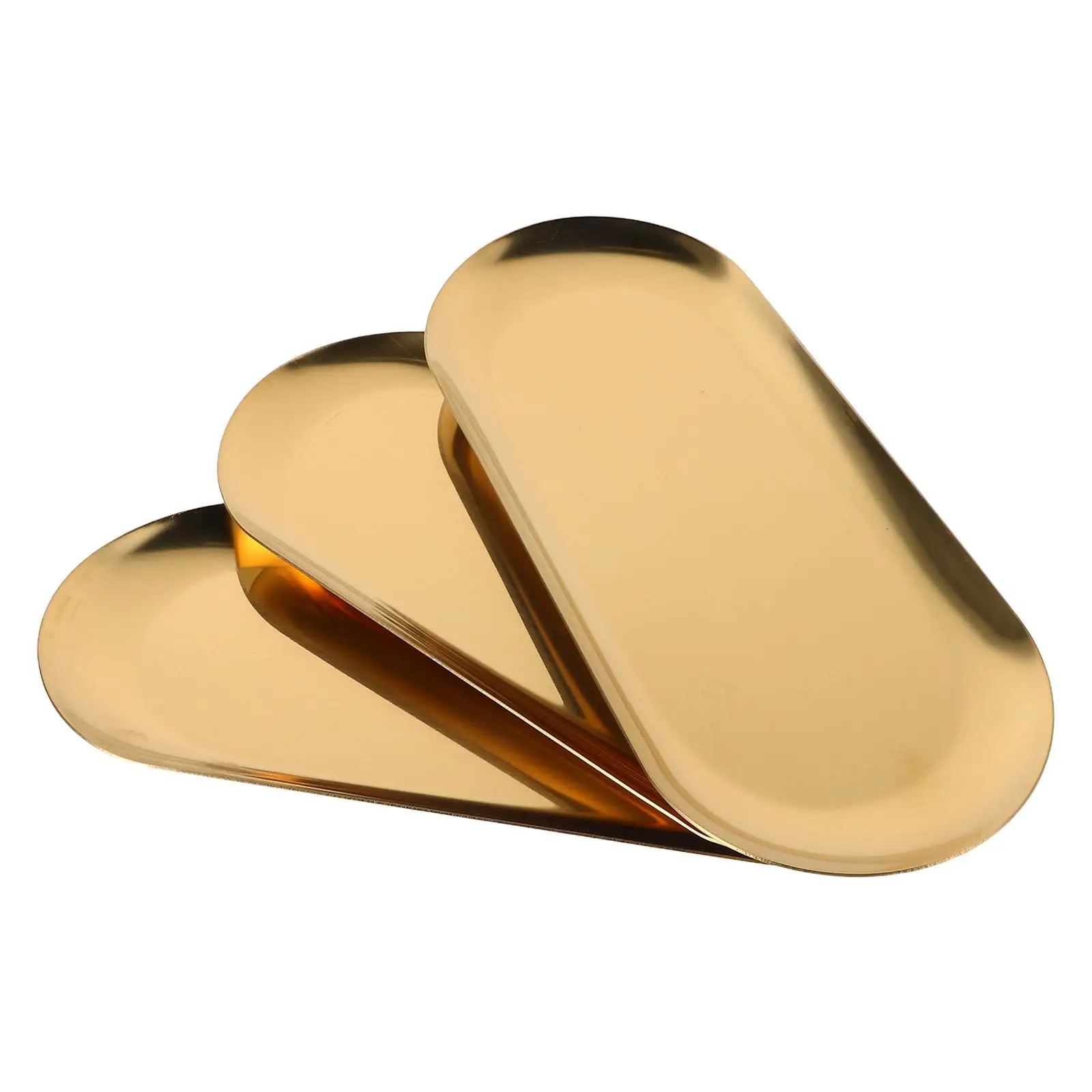 3 Pcs Stainless Steel Tray Gold Color Fruit Countertop Decorative Trays for Party Bathroom Storage Serving Platter
3 Pcs Stainless Steel Tray Gold Color Fruit Countertop Decorative Trays for Party Bathroom Storage Serving Platter