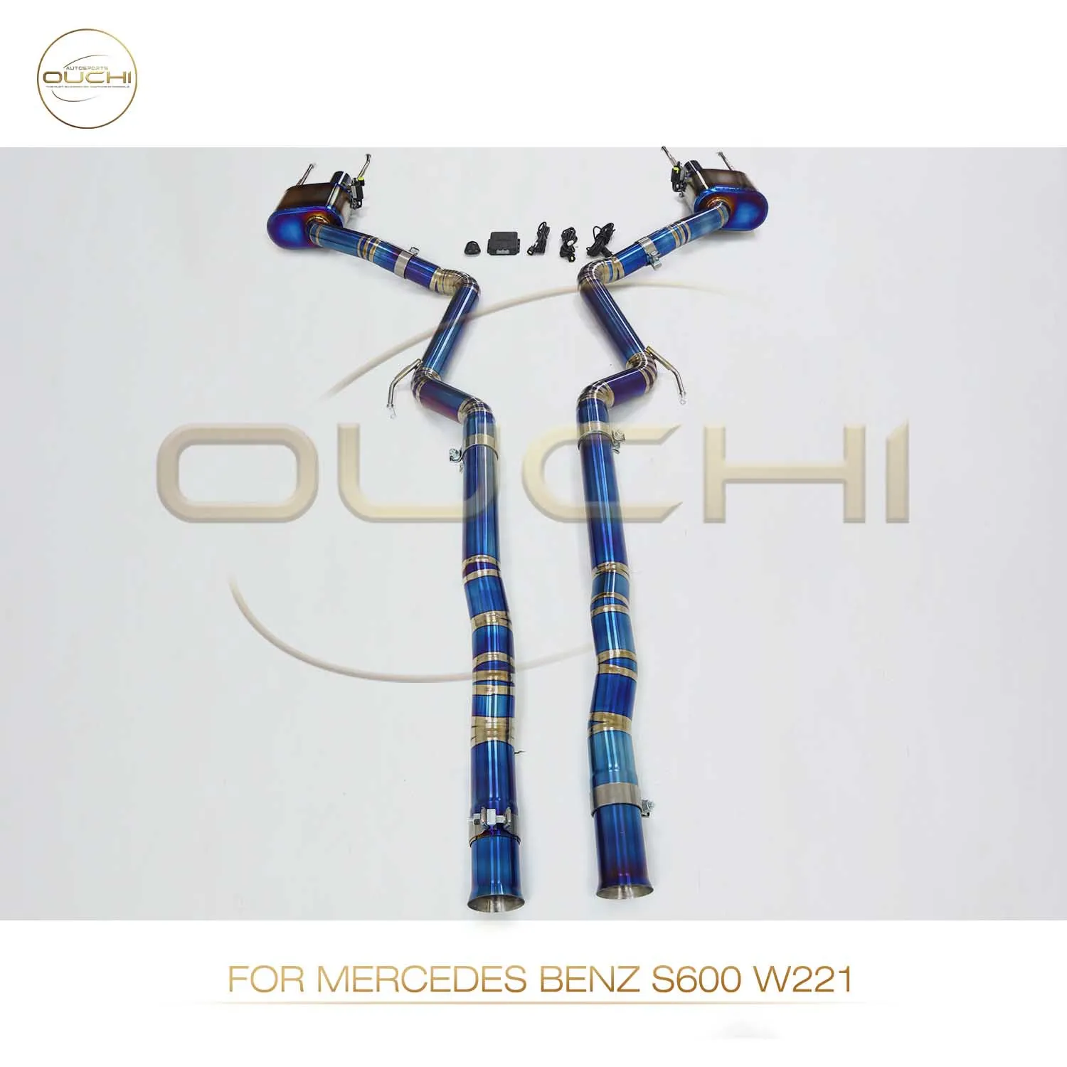 OUCHI High Performance Customization Catback for Mercedes Benz S600 W221 Titanium Alloy Electronic Valve Muffler Easy Install
OUCHI High Performance Customization Catback for Mercedes Benz S600 W221 Titanium Alloy Electronic Valve Muffler Easy Install