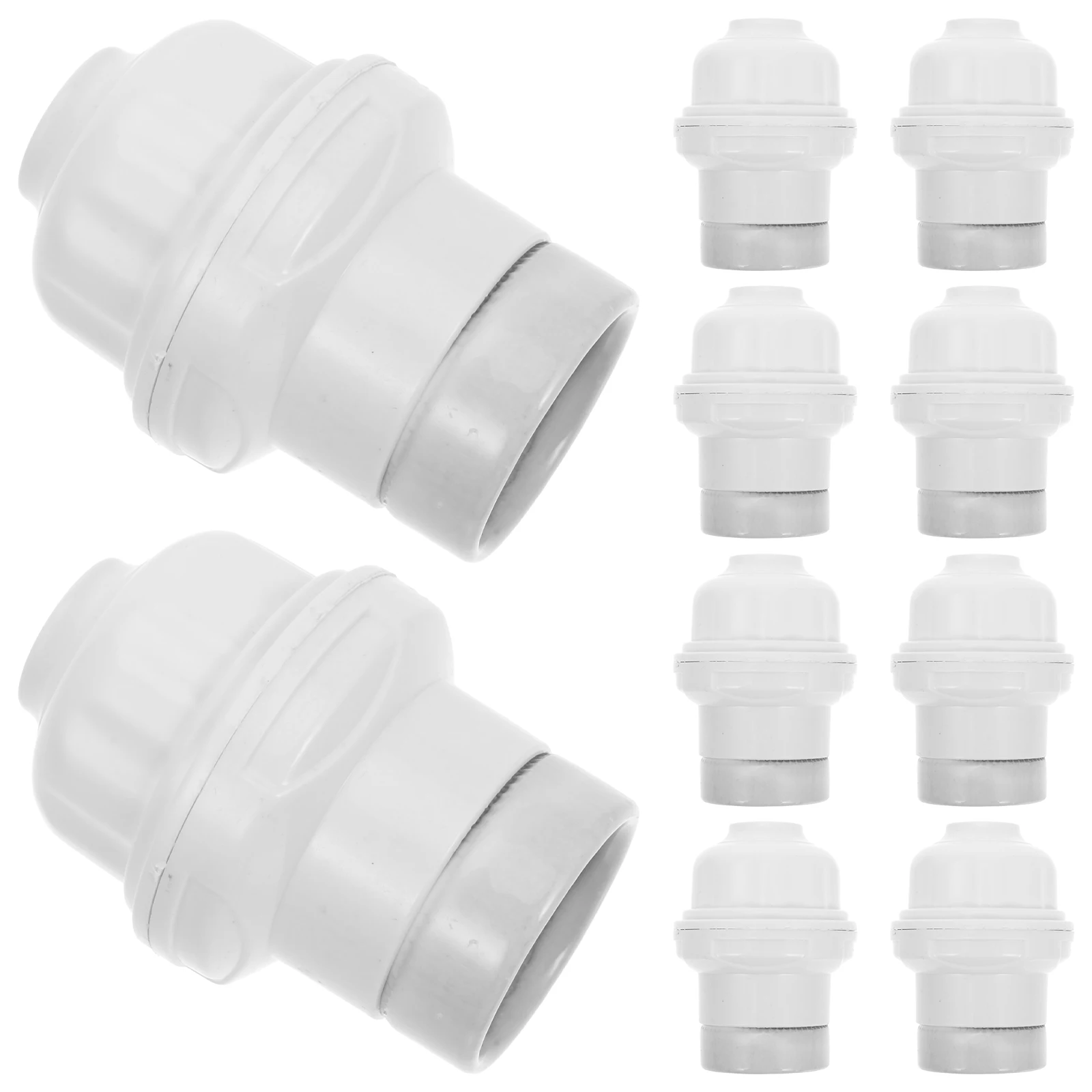 20pcs Waterproof Light Fixture E27 LED Lamp Socket Replacement 250V10A Light Socket Plug Adapter Adjustable Universal
20pcs Waterproof Light Fixture E27 LED Lamp Socket Replacement 250V10A Light Socket Plug Adapter Adjustable Universal